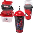 Kit Porta Lanche Infantil Escolar Plasutil Homem Aranha