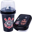 Kit Porta Lanche Shakeira 320ml Corinthians Escola Infantil
