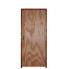 Kit Porta Lisa Mescla 80 x 210 Batente Ecológico 14cm Fechadura Externa Lado Direito - Hale