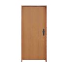 Kit Porta Lisa Padrão Imbuia 72 x 2.10 Batente Ecológico 11cm Fechadura Stam Lado Esquerdo - Hale