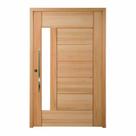 Kit Porta Pivotante Maciça de Eucalipto 214x107x14cm PM76 Lira Cruzeiro Portas