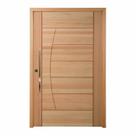 Kit Porta Pivotante Maciça de Eucalipto 214x109x14cm PM78 Solar Cruzeiro Portas