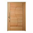 Kit Porta Pivotante Maciça de Eucalipto 214x109x14cm PM89 Evidence Cruzeiro Portas