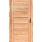 Kit Porta Pronta Maciça de Eucalipto 214cmx89cm Comercial Clean Abertura Esquerda Kit Porta Pronta Maciça de Eucalipto 214cmx89cm Comercial Clean Abertura Esquerda