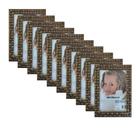 Kit Porta Retrato 10x15 Dourado 10 Un. Moldura Detalhada
