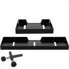 Kit Porta Sabonete e Shampoo Para Banheiro Preto FS.Plus Kit Porta Sabonete e Shampoo Para Banheiro Preto FS.Plus
