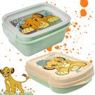 Kit Porta Sanduiche Marmita Plasutil Simba Rei Leão Disney Presente Lanche Escolar