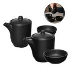 Kit Porta Shoyu Molheira Porcelana Sushi Japonês Molho 4 Pçs Hauaskraft