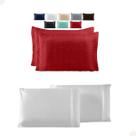 Kit Porta Travesseiro Fronha Travesseiro + Capa Impermeável