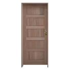 Kit Porta Trento 72 X 2.10 Batente 14 CM Fechadura Externa Lado Esquerdo - Rodam