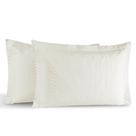 Kit Portas Travesseiros Gold Percal 200 Fios Algodão 50cm x 70cm 2 Peças - Palha - 100% Algodão