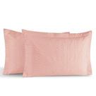 Kit Portas Travesseiros Gold Percal 200 Fios Algodão 50cm X 70cm 2 Peças - Rose