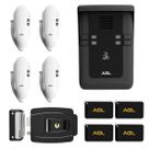 Kit porteiro coletivo 4 pontos s500 + al100 + tag agl Kit porteiro coletivo 4 pontos s500 + al100 + tag agl