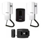 Kit Porteiro Eletrônico Intelbras IPR 8010 Fechadura AGL Reversível 12V Interfone Residencial Completo