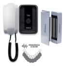 Kit Porteiro Residencial IPR 1010 ID com Fechadura Eletroímã FE 20150 e 10 Chaveiros RFID