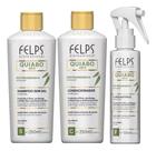 Kit Pós Progressiva Felps Professional Quiabo Xbtx 3 Em 1