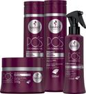 Kit Pós Progressiva Haskell Efeito Liso Prolongado 4produtos