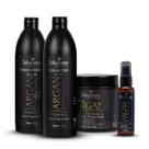 Kit Pós Progressiva Óleo De Argan Premium + Óleo Reparador Argan 60ml Maycrene