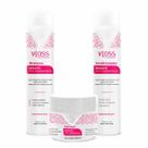 Kit Pós Progressiva Shampoo Condicionador E Máscara Vloss Cosméticos