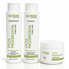 Kit Pós Química Home Care Liso Prolongado 3 Itens Lisstreme