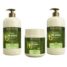Kit Pós Química Restaurador Capilar 3 Produtos Bio Extratus