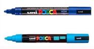 KIT Posca PC-5M Azul Claro e Azul Escuro KIT Posca PC-5M Azul Claro e Azul Escuro
