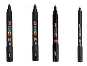 Kit Posca Preta 2pc-5m Pc1mr E Pc1m Kit Posca Preta 2pc-5m Pc1mr E Pc1m