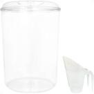 Kit Pote Acrílico Redondo com Tampa 12 litros + Concha 600ml