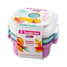 Kit Pote Coloridos Sanremo 480ml Freezer - Microondas