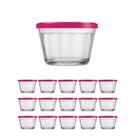 Kit Pote Copo Americano C/Tampa Cor Sortida 150ml Nadir 15Un