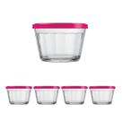 Kit Pote Copo Americano C/Tampa Cor Sortida 150ml Nadir 4Un