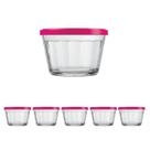 Kit Pote Copo Americano C/Tampa Cor Sortida 150ml Nadir 5Un