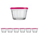 Kit Pote Copo Americano C/Tampa Cor Sortida 150ml Nadir 6Un