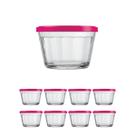 Kit Pote Copo Americano C/Tampa Cor Sortida 150ml Nadir 8Un