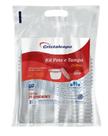 Kit Pote e Tampa de 250ML RED CRISTAL com 25 unidades