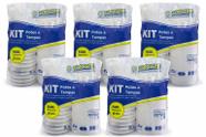 Kit Pote e Tampa Descartável 250mL Transparente 125 und Copozan Kit Pote e Tampa Descartável 250mL Transparente 125 und Copozan