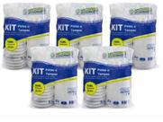 Kit Pote e Tampa Descartável 250mL Transparente 125 und Copozan Kit Pote e Tampa Descartável 250mL Transparente 125 und Copozan