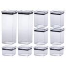 Kit Pote Hermético 10 Peças Empilhável Modular Paramount