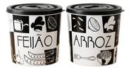 Kit Pote Hermetico Plastico 2l Arroz Feijao Cozinha Kit Pote Hermetico Plastico 2l Arroz Feijao Cozinha