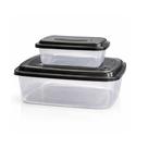 Kit Pote Organizador Retangular 4000ml e 1000ml Plasdorta