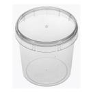 Kit Pote Redondo C/ Lacre Bolo No Pote Descartável 220ml