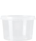 Kit Pote redondo com tampa pp 1000ml c/ 25un