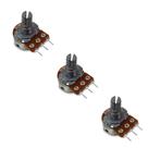 Kit Potenciômetro Linear Tipo B Ø7mm 10KΩ Kit Potenciômetro Linear Tipo B Ø7mm 10KΩ