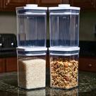 Kit Potes com Tampa Hermética 4pçs Oxo POP 1L Quadrado Despensa Organizada e Alimentos Sempre Frescos Kit Potes com Tampa Hermética 4pçs Oxo POP 1L Quadrado Despensa Organizada e Alimentos Sempre Frescos