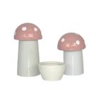 Kit Potes de Higiene - Cogumelo Rosa