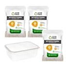 Kit Potes Descartáveis Marmita Freezer Microondas 750ml 72un Kit Potes Descartáveis Marmita Freezer Microondas 750ml 72un