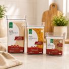 Kit Potes Herméticos 3 Pç Organizadores Multiuso Alimentos Kit Potes Herméticos 3 Pç Organizadores Multiuso Alimentos