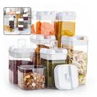 Kit Potes Herméticos Acrílico Transparente Multiuso Cozinha Organizada