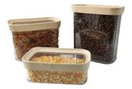 Kit Potes Herméticos Anti Impacto Para Alimentos Mantimentos