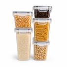 Kit Potes Herméticos Empilháveis para Mantimentos 5, 10, 15 ou 20 Potes Kit Potes Herméticos Empilháveis para Mantimentos 5, 10, 15 ou 20 Potes